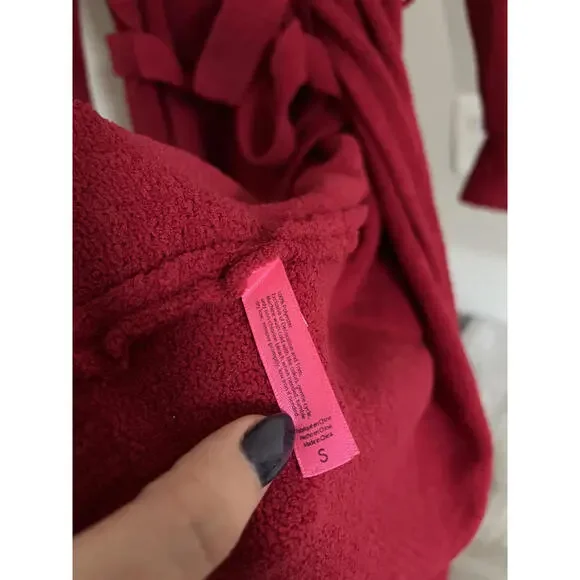 Betsey Johnson 2017 Wink Wink Wrap Sweater Tunic Dress | Red Marilyn Pop Art - Picture 7 of 7